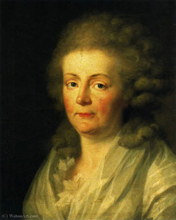 Portrait Of Anna Amalia Of Brunswick-wolfenbüttel — Johann Friedrich August Tischbein