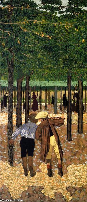 The Public Gardens - The Two Schoolboys — Jean-édouard Vuillard