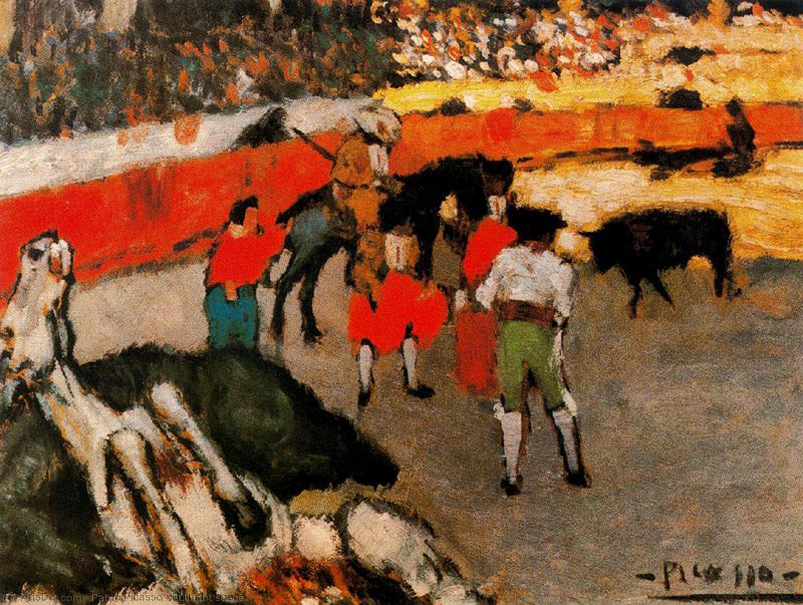 Bullfight Scene — Pablo Picasso