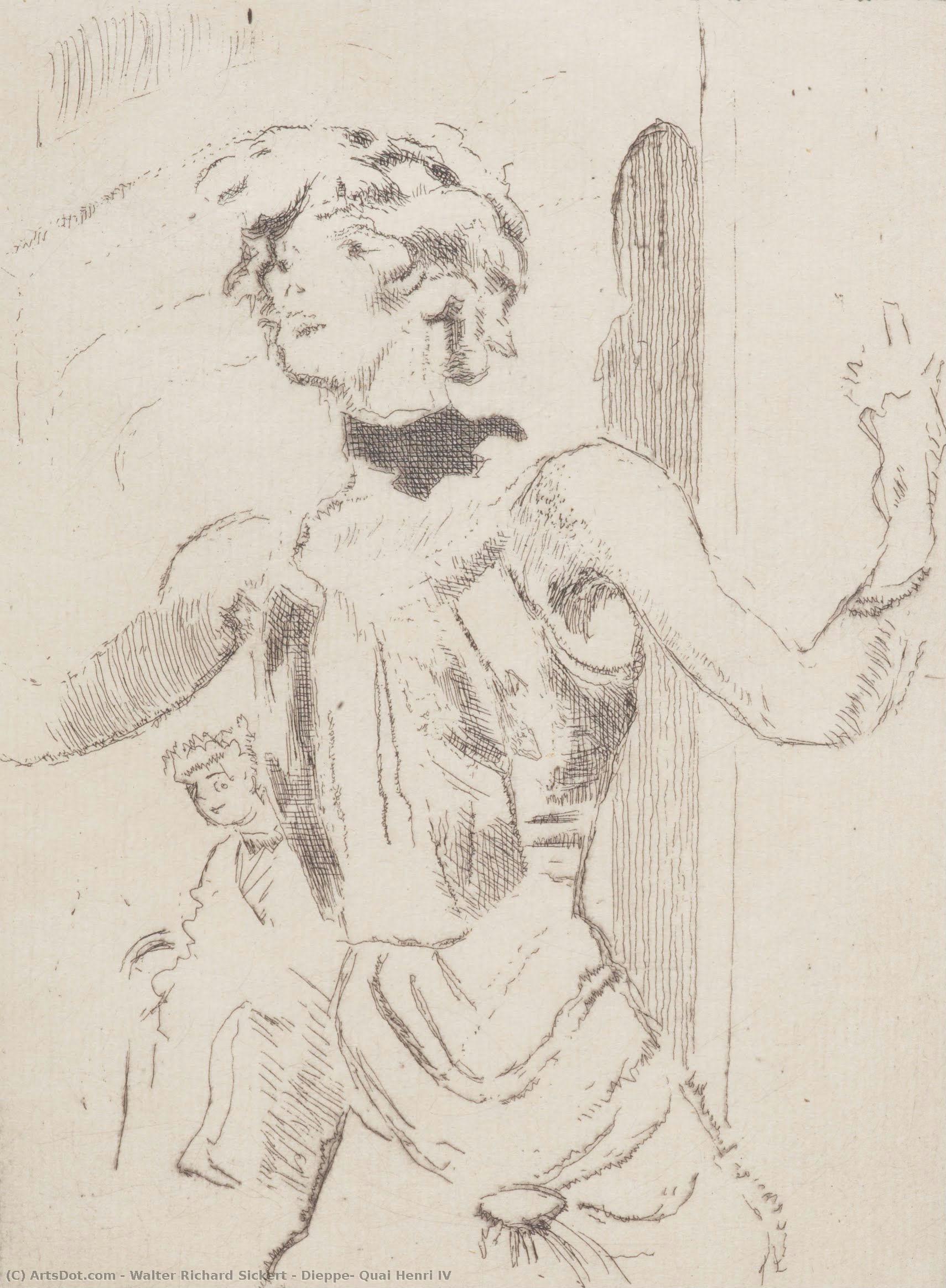 Dieppe, Quai Henri Iv — Walter Richard Sickert