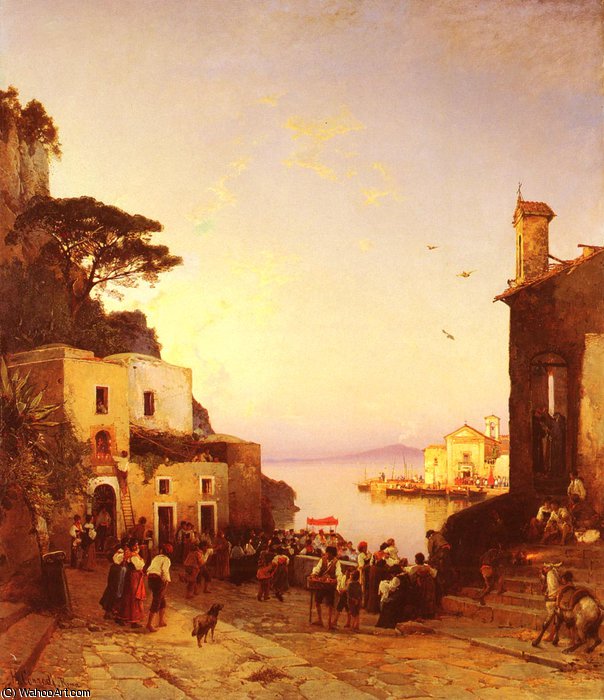 Processione A Sorrento — Hermann David Salomon Corrodi