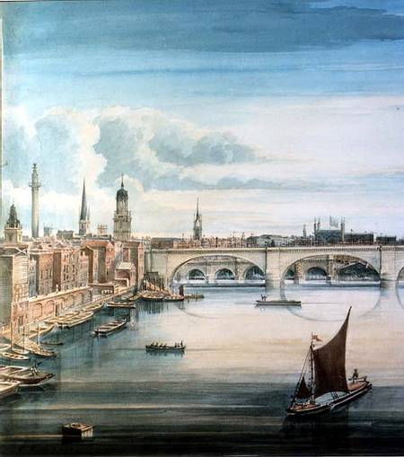 West View Of New London Bridge And Old London Bridge_2 — Gideon Yates