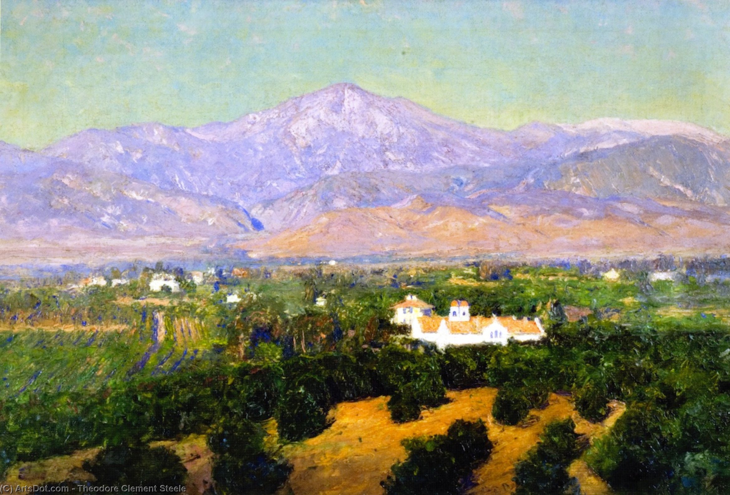 Mount San Bernardino, From Smiley's Heights, Redlands — Theodore Clement Steele