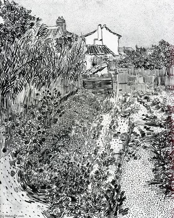 A Garden With Flowers — Vincent Willem Van Gogh