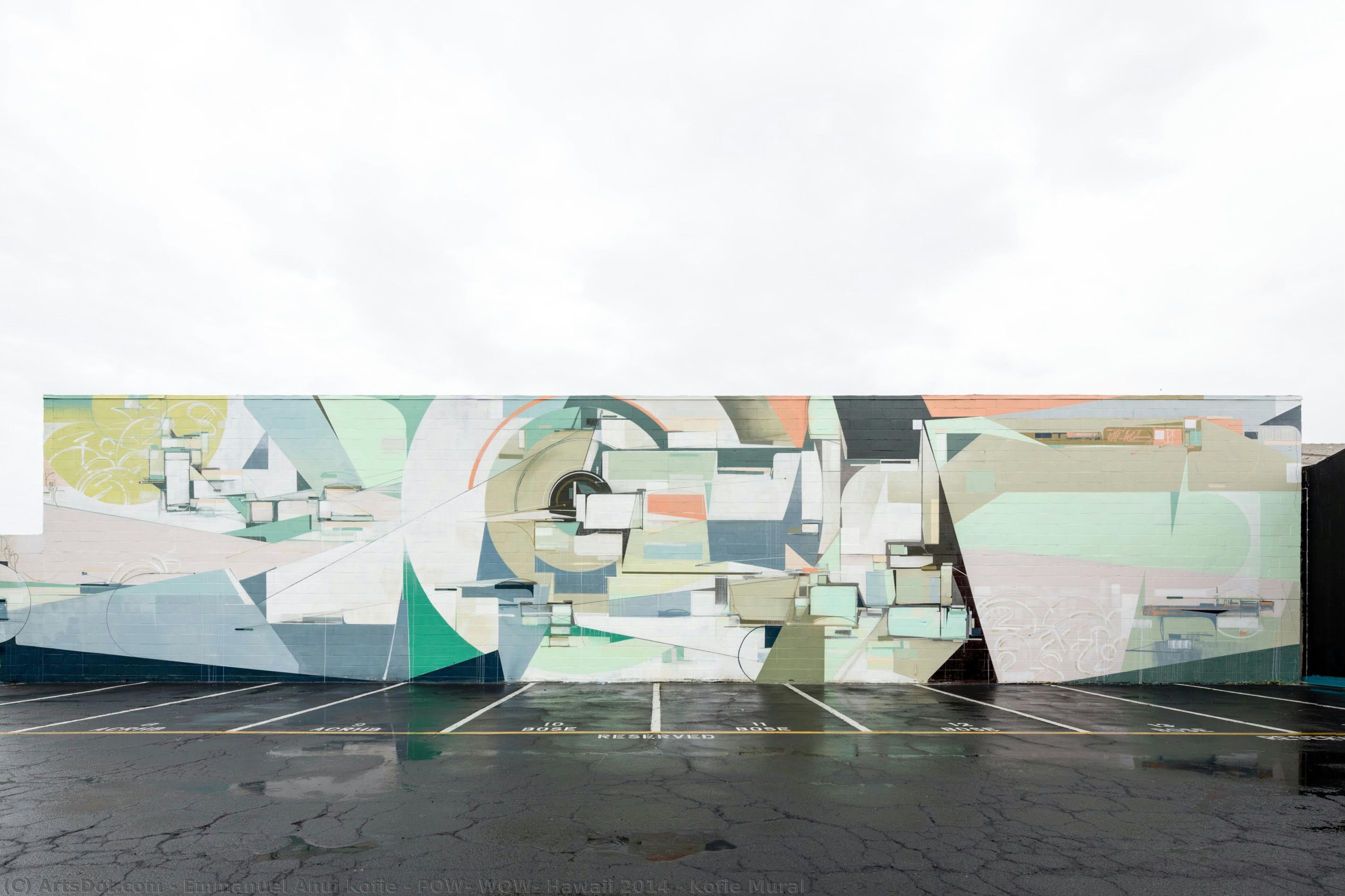Pow! Wow! Hawaii 2014 - Kofie Mural — Emmanuel Anui Kofie