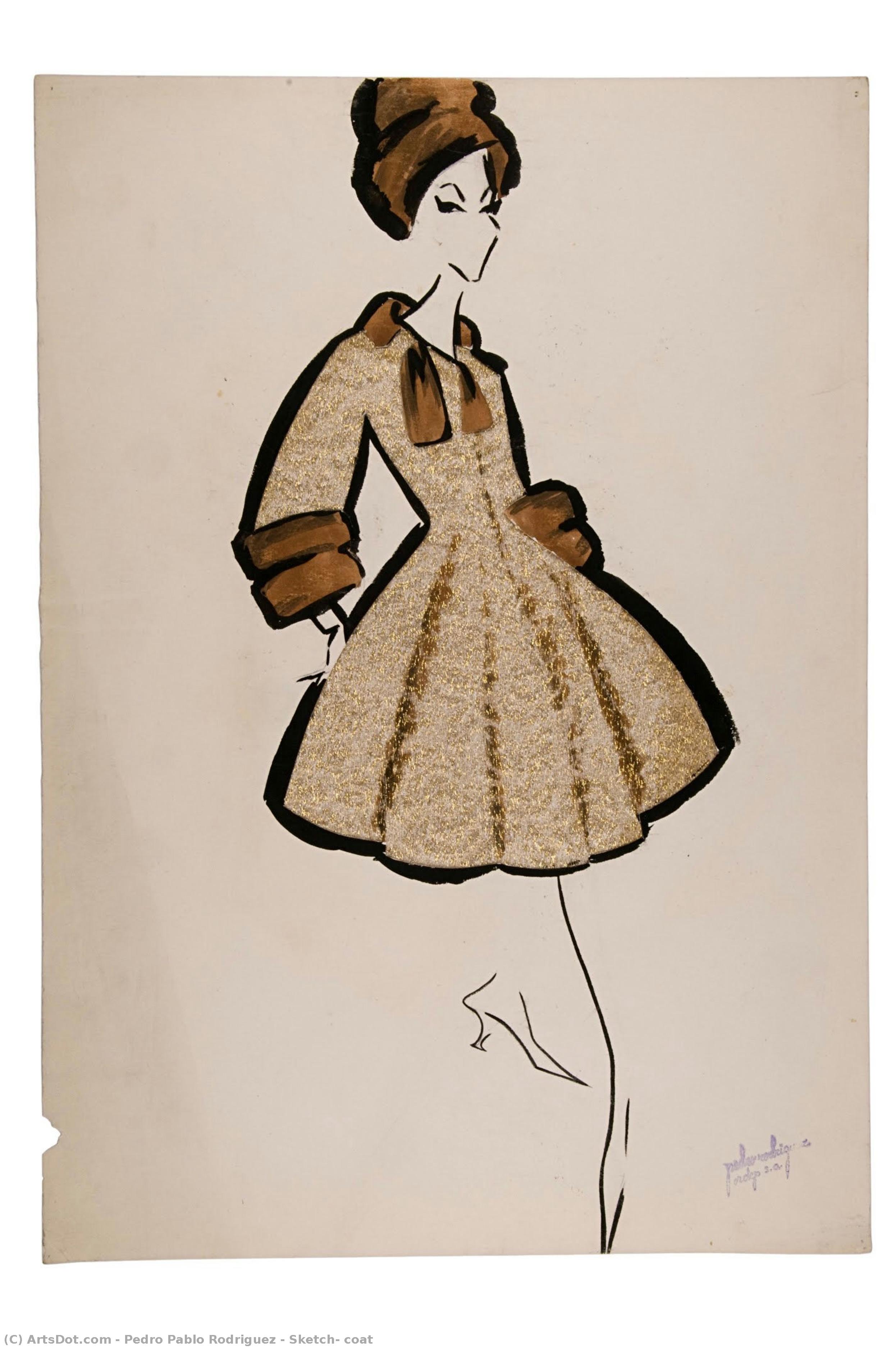 Sketch, Coat — Pedro Pablo Rodriguez