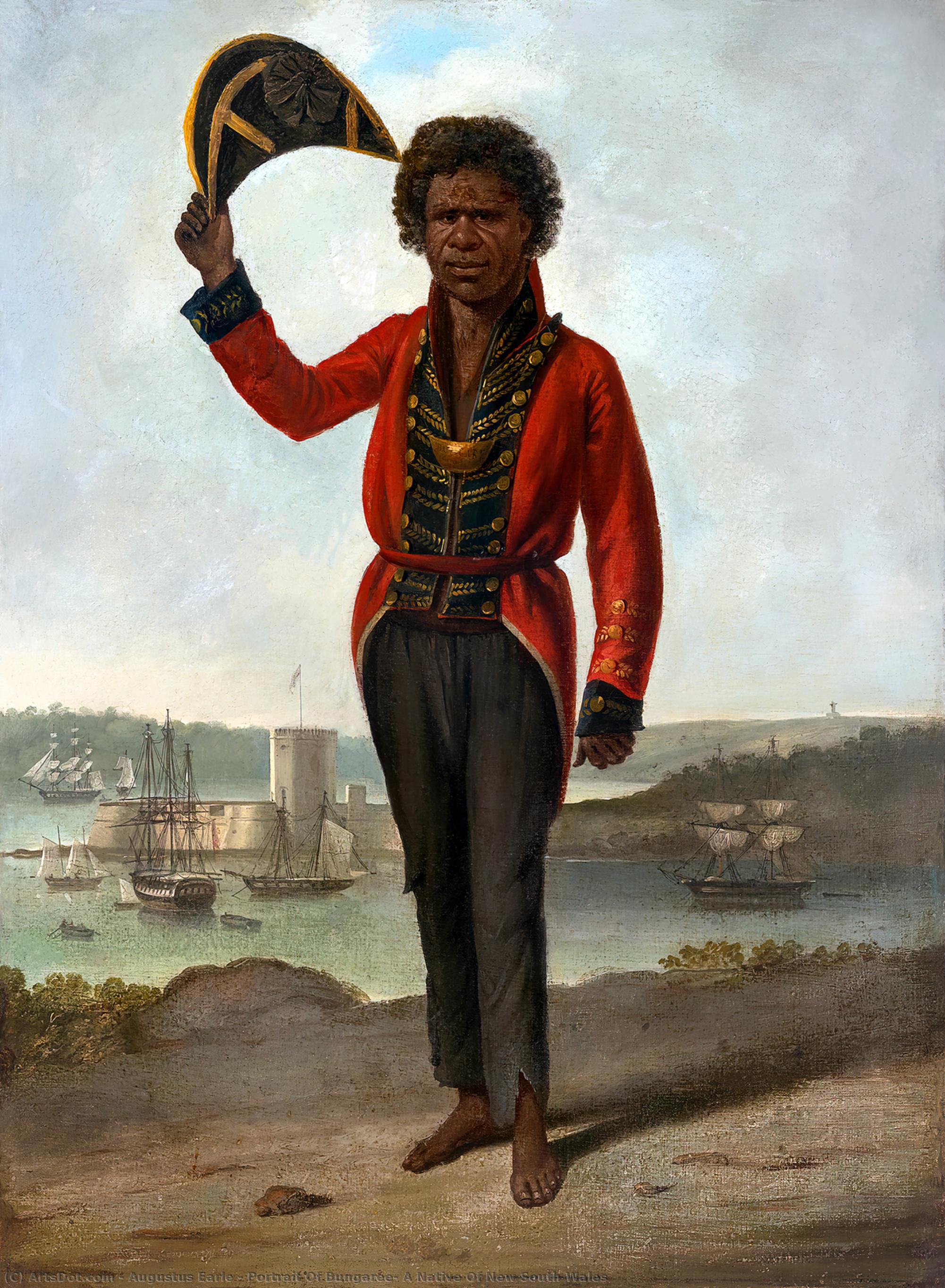 Portrait Of Bungaree, A Native Of New South Wales — Augusto Earle