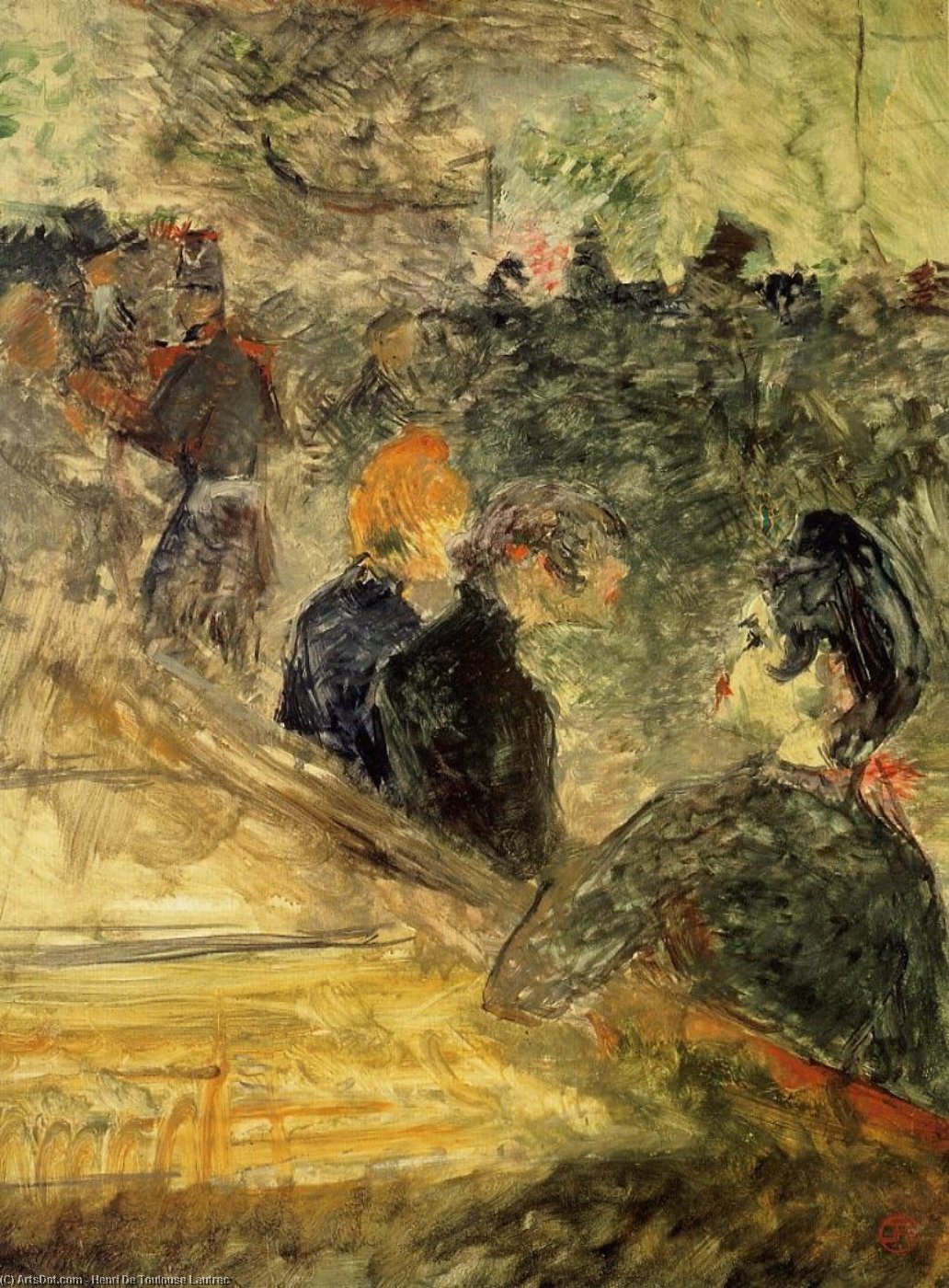 A Ball At The Moulin De La Galette — Henri De Toulouse-lautrec