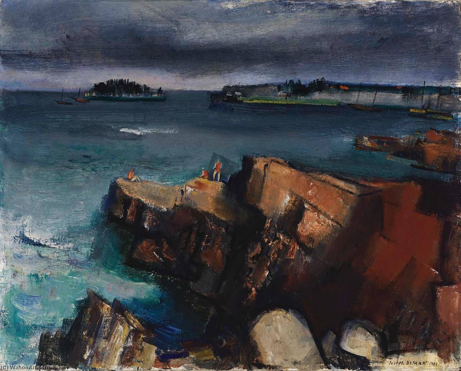 Rocky Coast — Joseph De Martini