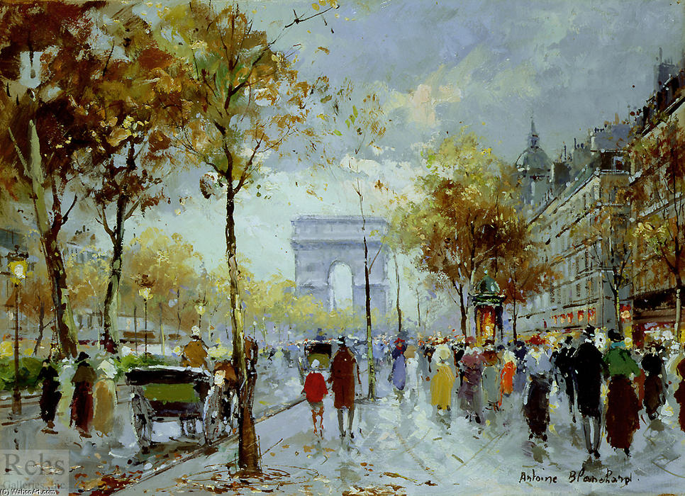Paris, Les Champs Elysees — Antoine Blanchard (marcel Masson)