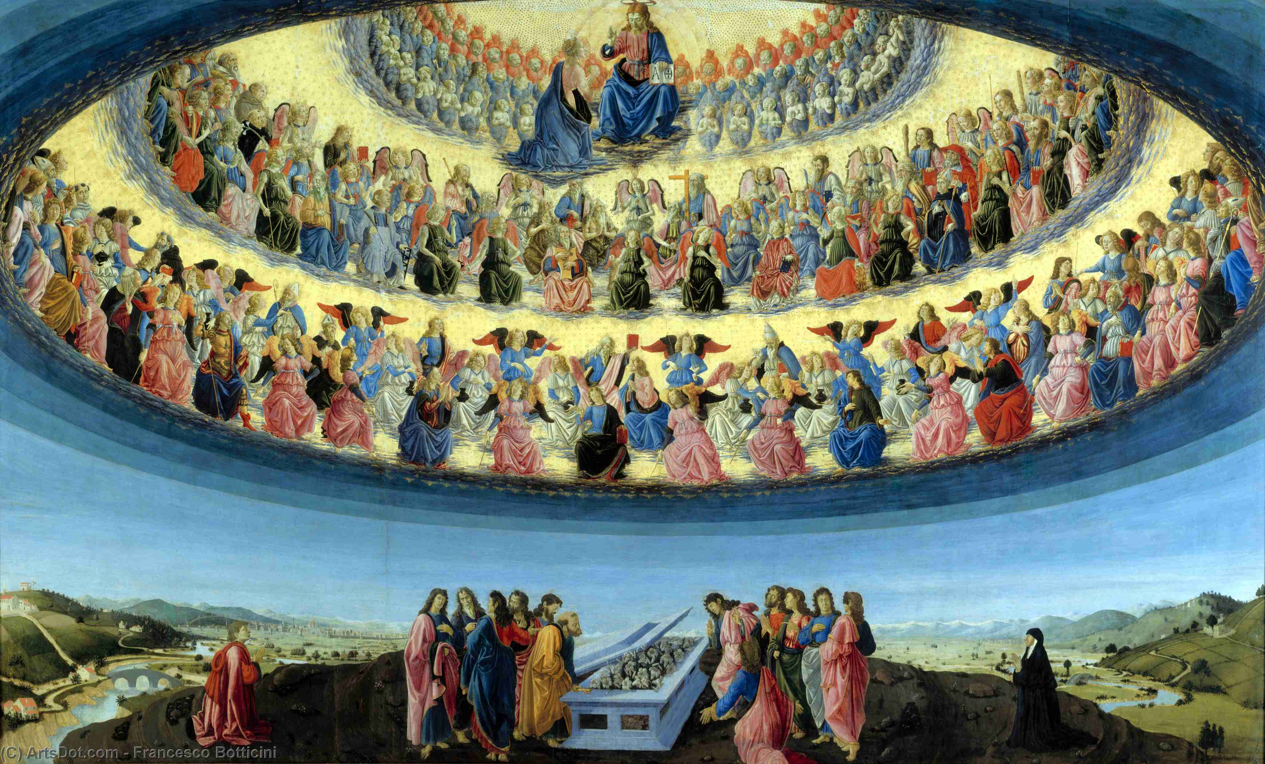 The Assumption Of The Virgin — Francesco Botticini