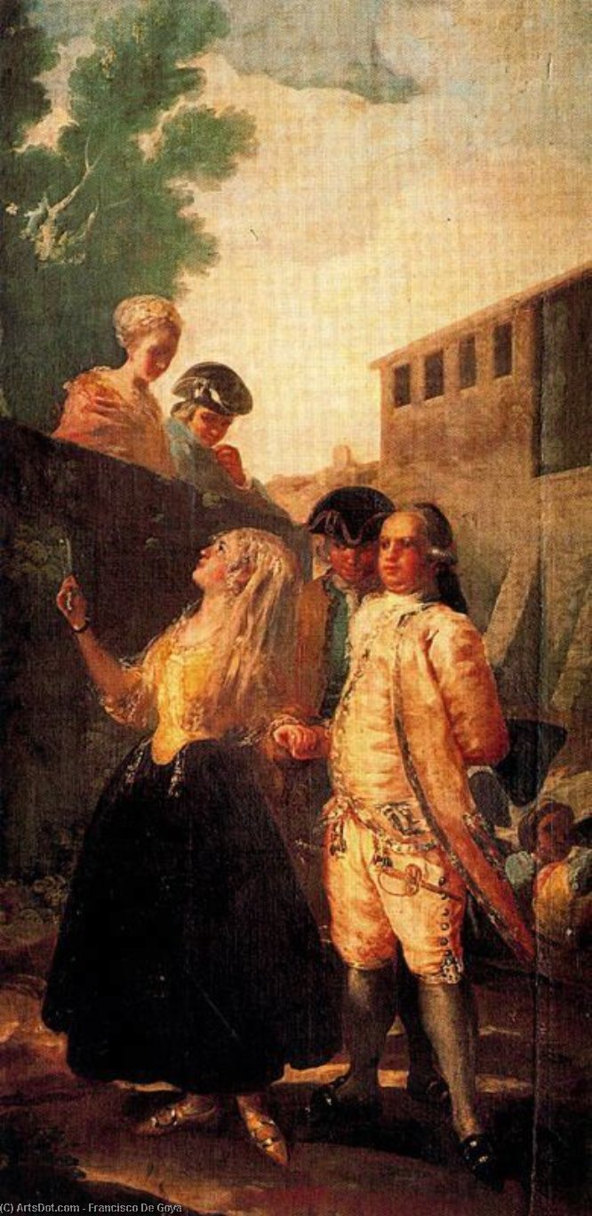The Soldier And The Lady — Francisco José De Goya Y Lucientes