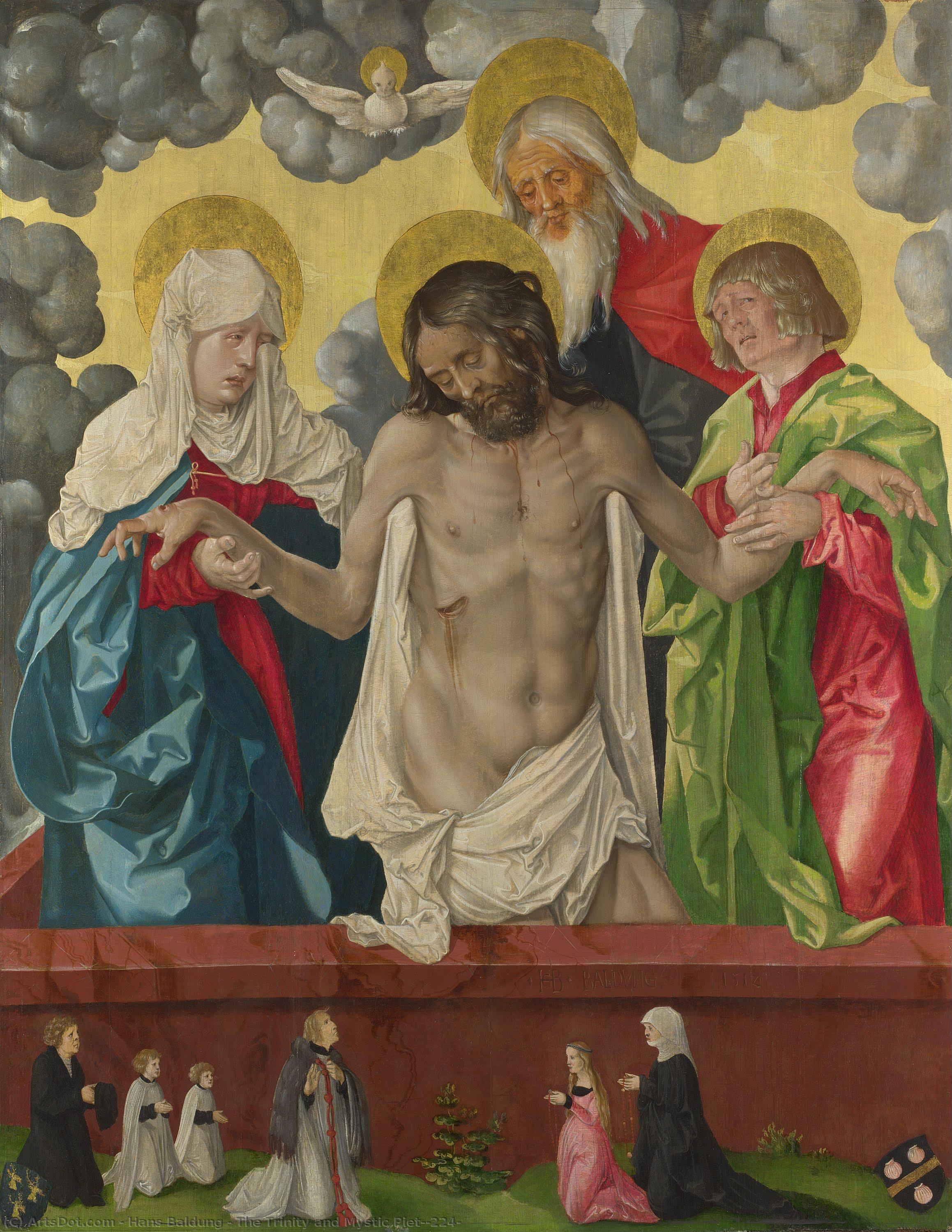 The Trinity And Mystic Pietà — Hans Baldung