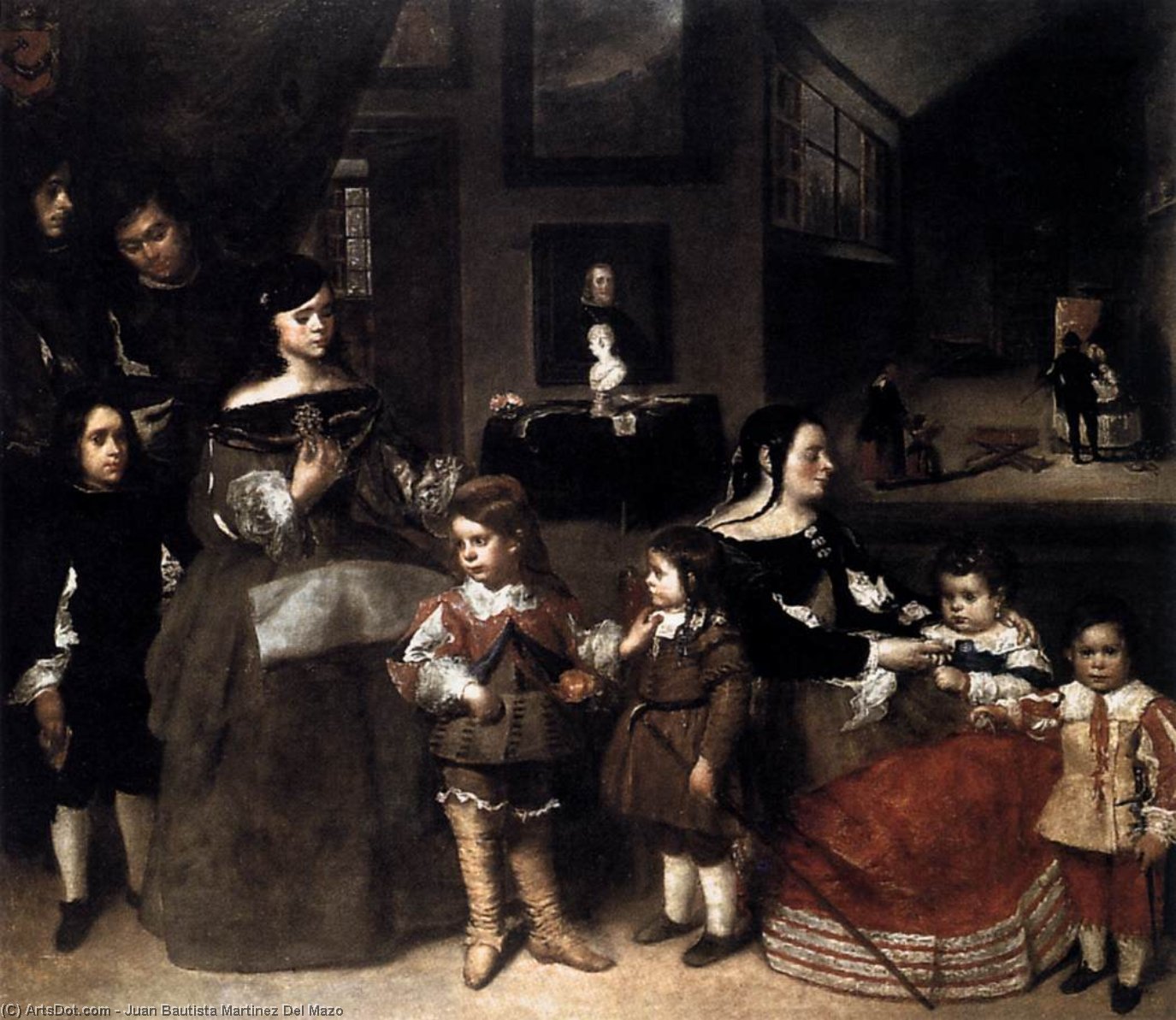 The Artist's Family — Huan Bautista Martines Del Mazo