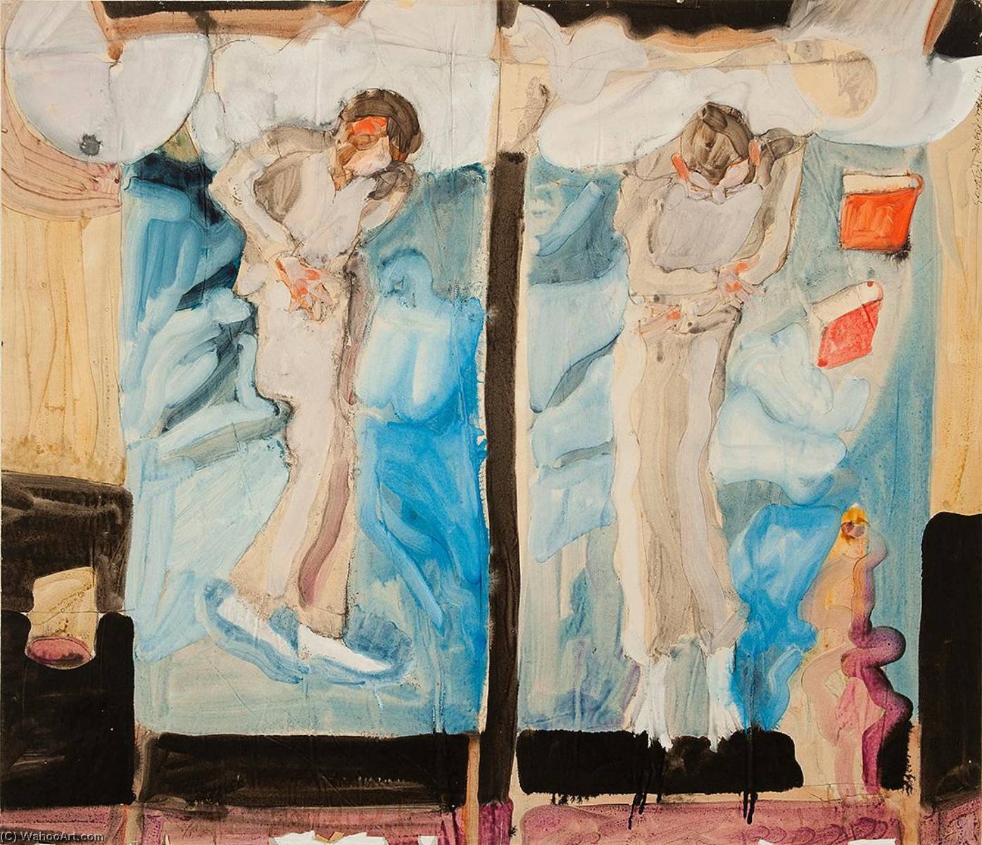 Double Self Portrait — Robert Andrew Parker