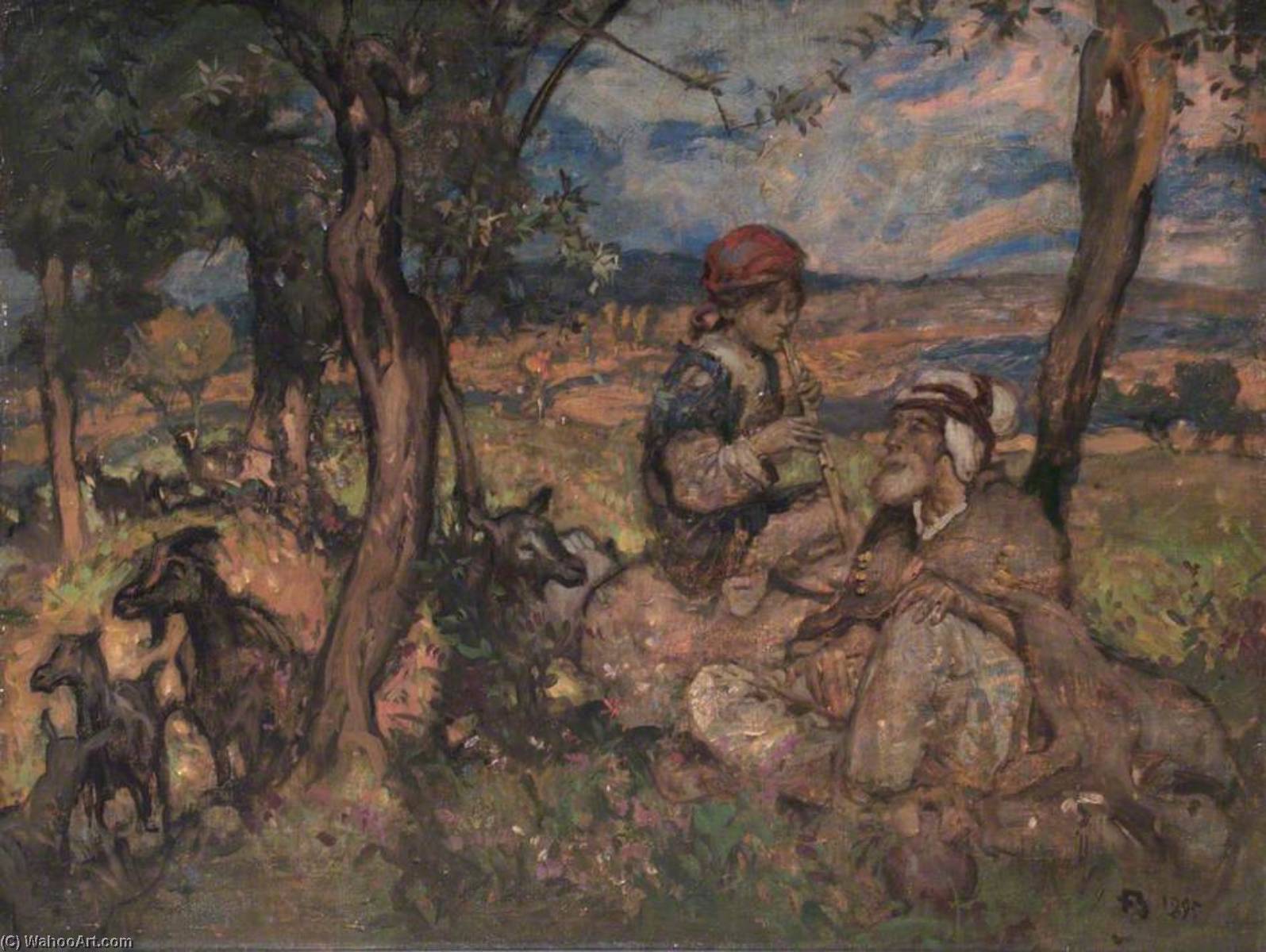 The Piping Boy — Frank Brangwyn