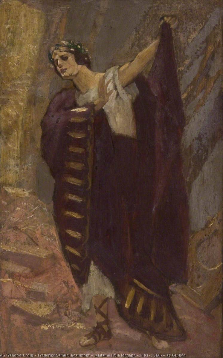 Madame Leila Megane (1891–1960), As Orphée — Frederick Samuel Beaumont