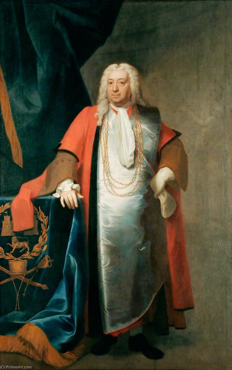 Simeon Waller, Mayor Of Norwich (1745) — John Theodore Heins Senior