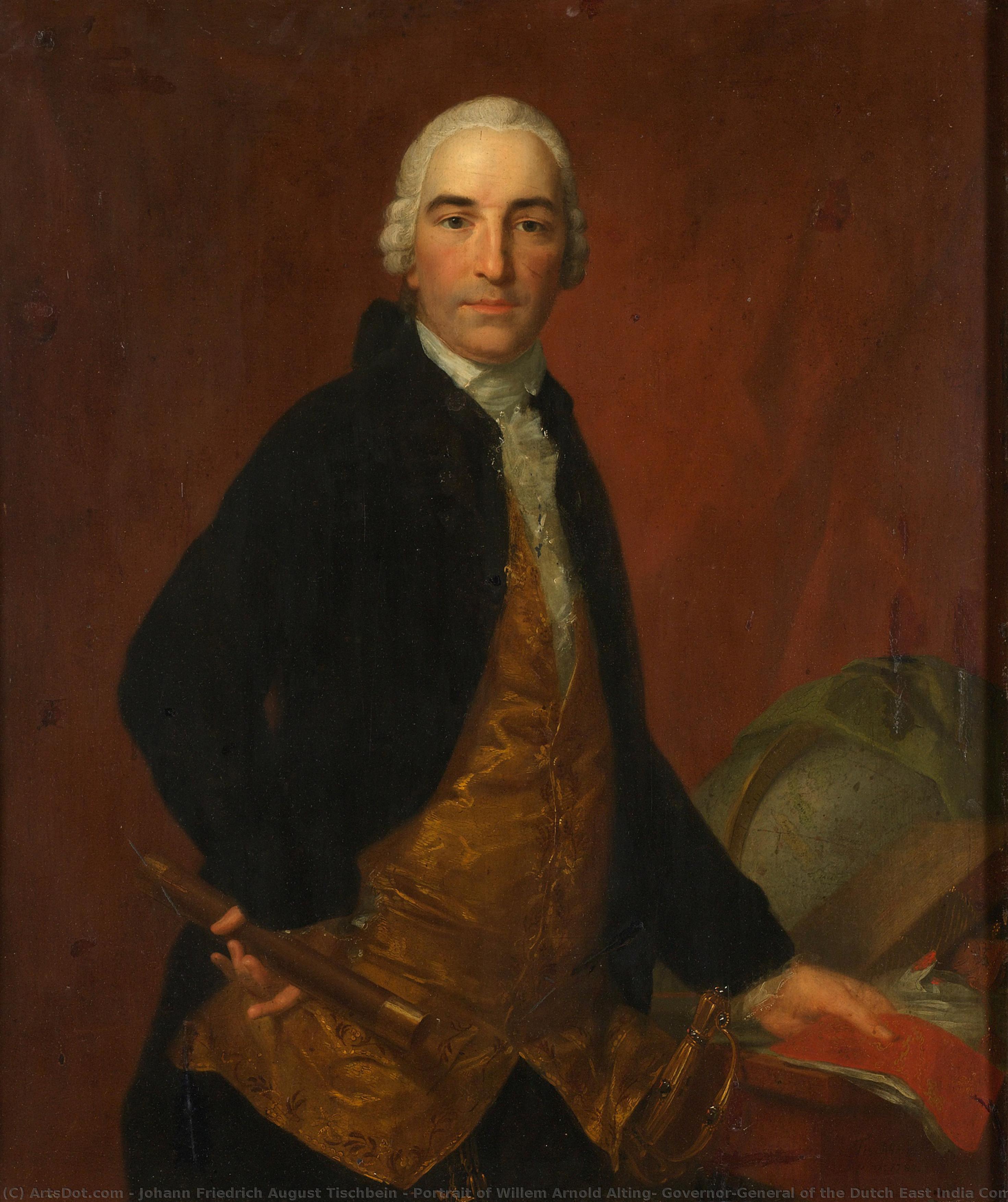 Portrait Of Willem Arnold Alting, Governor-general Of The Dutch East India Company, Johann Friedrich August Tischbein, 1788 — Johann Friedrich August Tischbein
