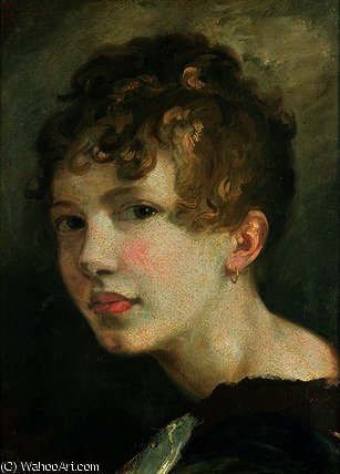 Portrait Of Miss H.m. De Cardonnel Lawson, 19th Century — Thomas Barker