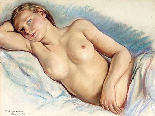 Reclining Nude — Zinaida Serebriakova