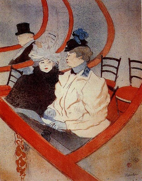 The Large Theater Box — Henri De Toulouse-lautrec