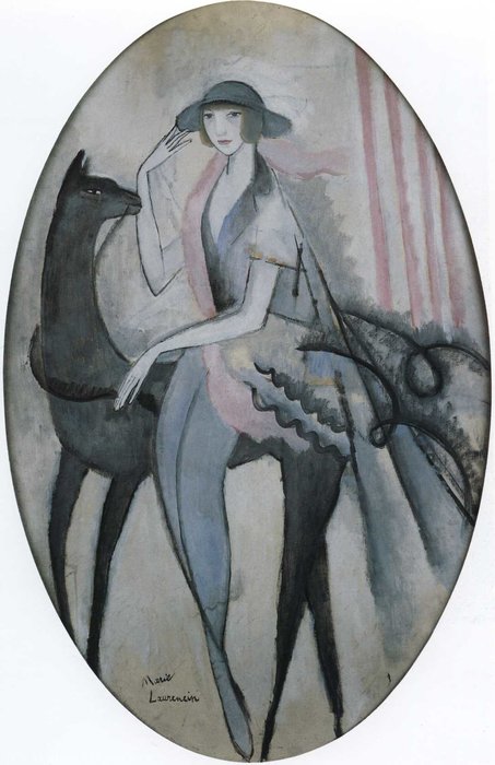 Madame André Groult, Née Nicole Poiret (1913) — Marie Laurencin