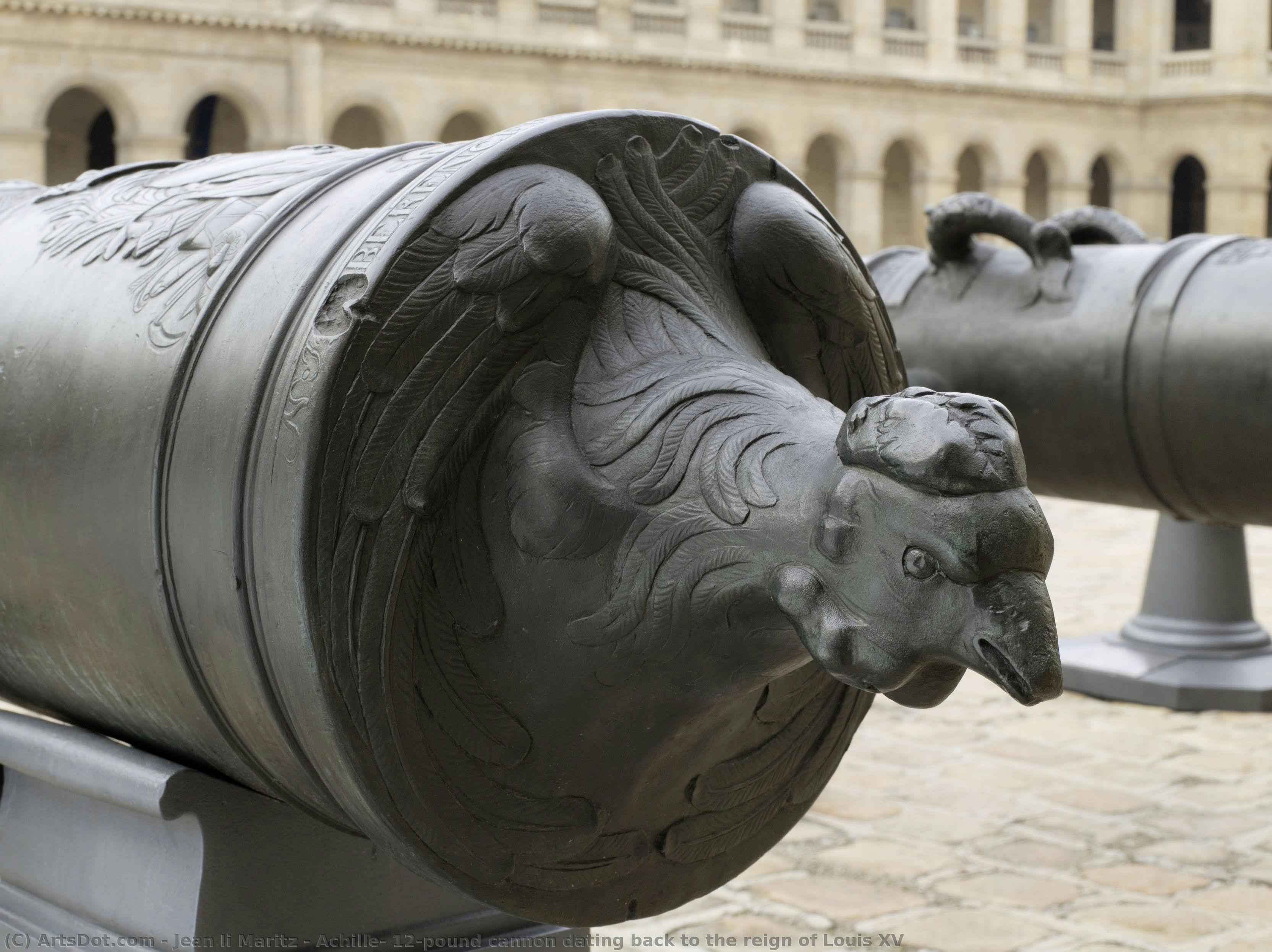 Achille, 12-pound Cannon Dating Back To The Reign Of Louis Xv — Jean Ii Maritz