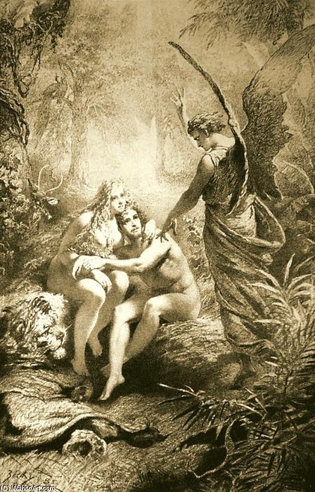 Illustration To Imre Madách's The Tragedy Of Man: In The Paradise (scene 2) — Count Mihaly Von Zichy