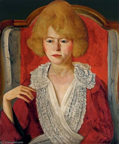 Une Francaise, Portrait Of Mrs. Adeline Harold Pynchon — Boris Dmitrievich Grigoriev