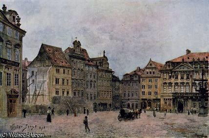 View Of The North East Side Of The Staromestsky — Václav Jansa