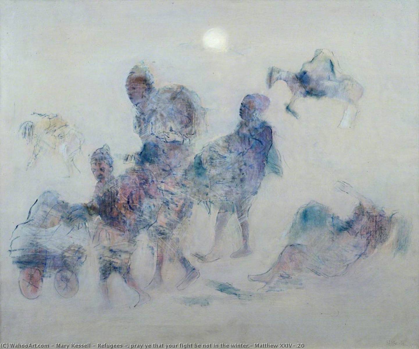 Refugees '. Pray Ye That Your Fight Be Not In The Winter.' Matthew Xxiv, 20 — Mary Kessell