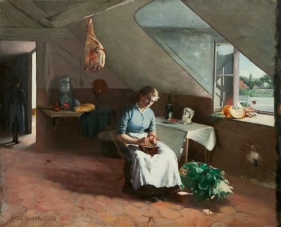 Norwegian Fransk Kjøkkeninteriøsr French Kitchen Interior — Asta Nørregaard