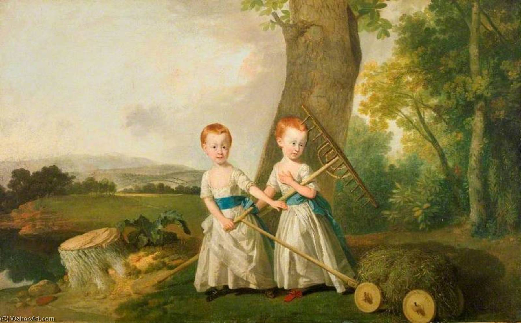 The Blunt Children — Johann Zoffany