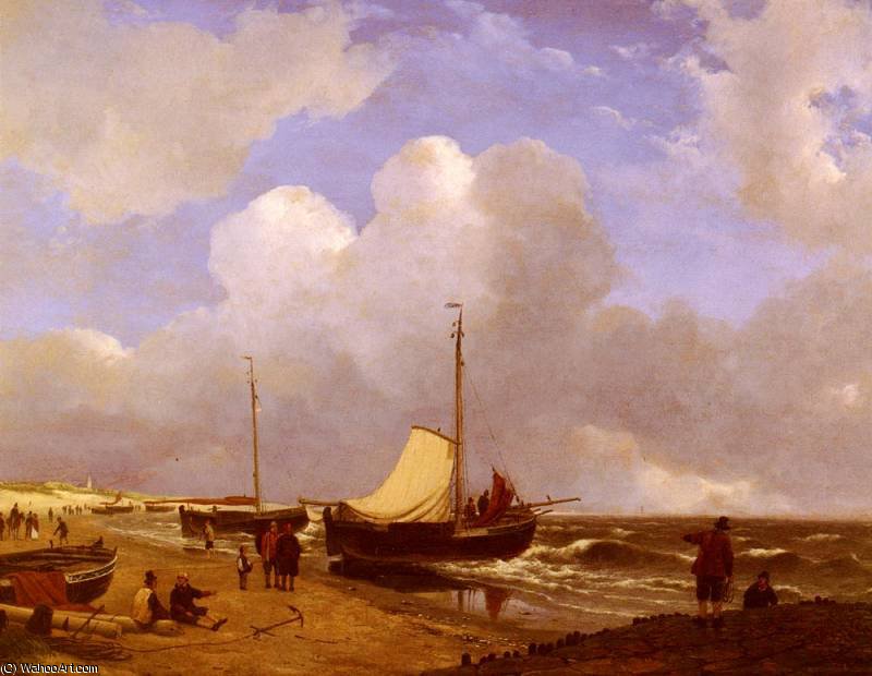 Moored On The Beach — Андреас Шелфхоут