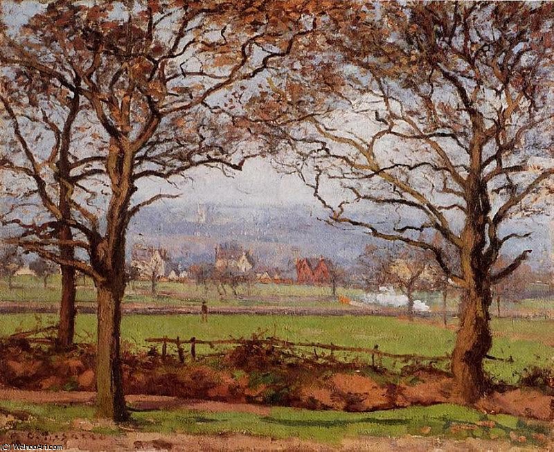 Near Sydenham Hill, Looking Towards Lower Norwood. — Camille Pissarro