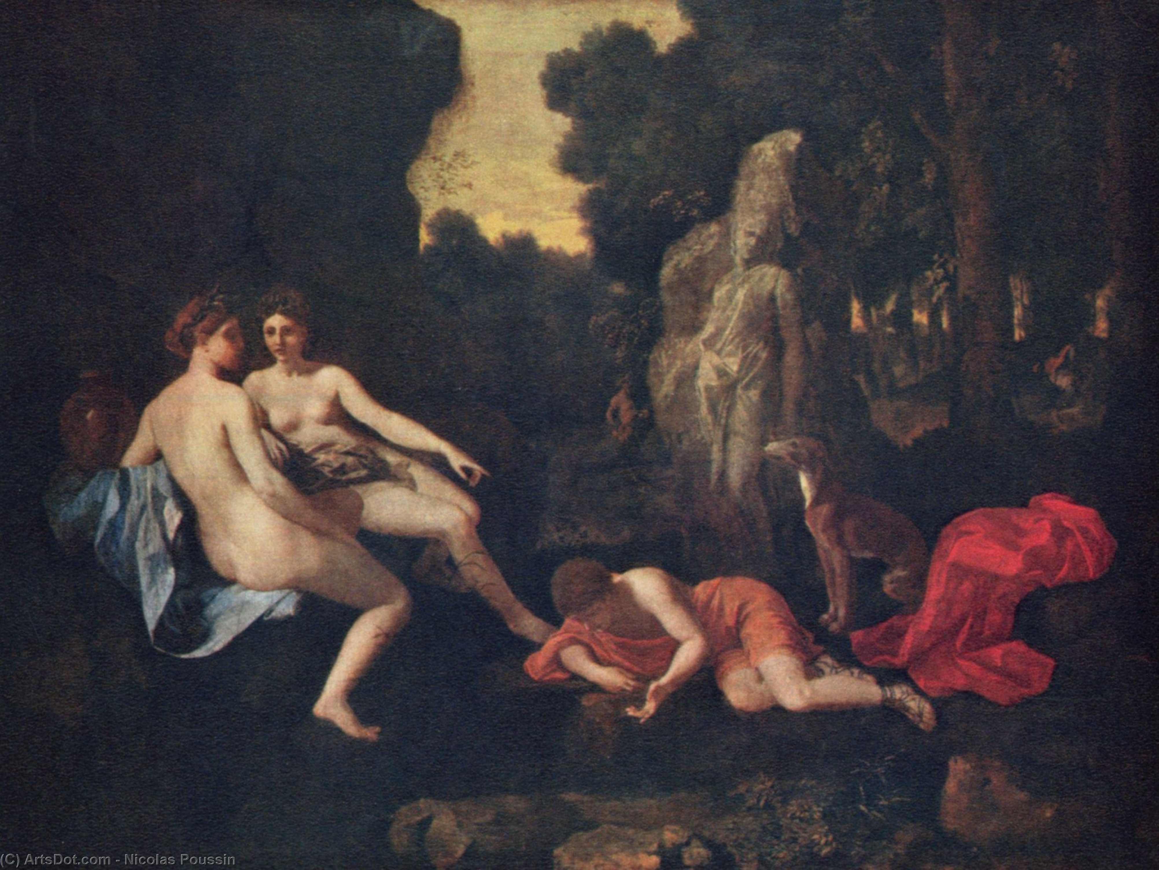 Narcissus And Echo — Nicolas Poussin
