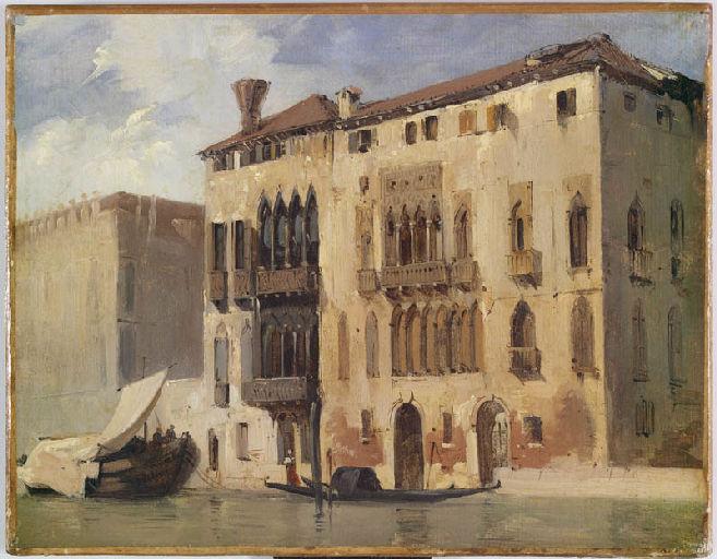 View Of The Grand Canal In Venice — Richard Parkes Bonington