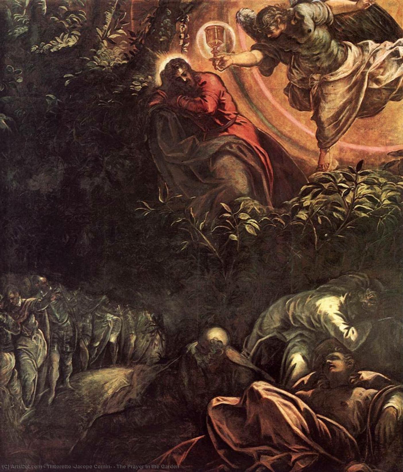 The Prayer In The Garden — Tintoreto