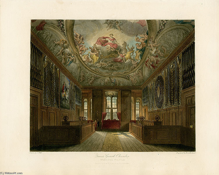 Queen's Guard Chamber, Windsor Castle — Чарльз Уайлд