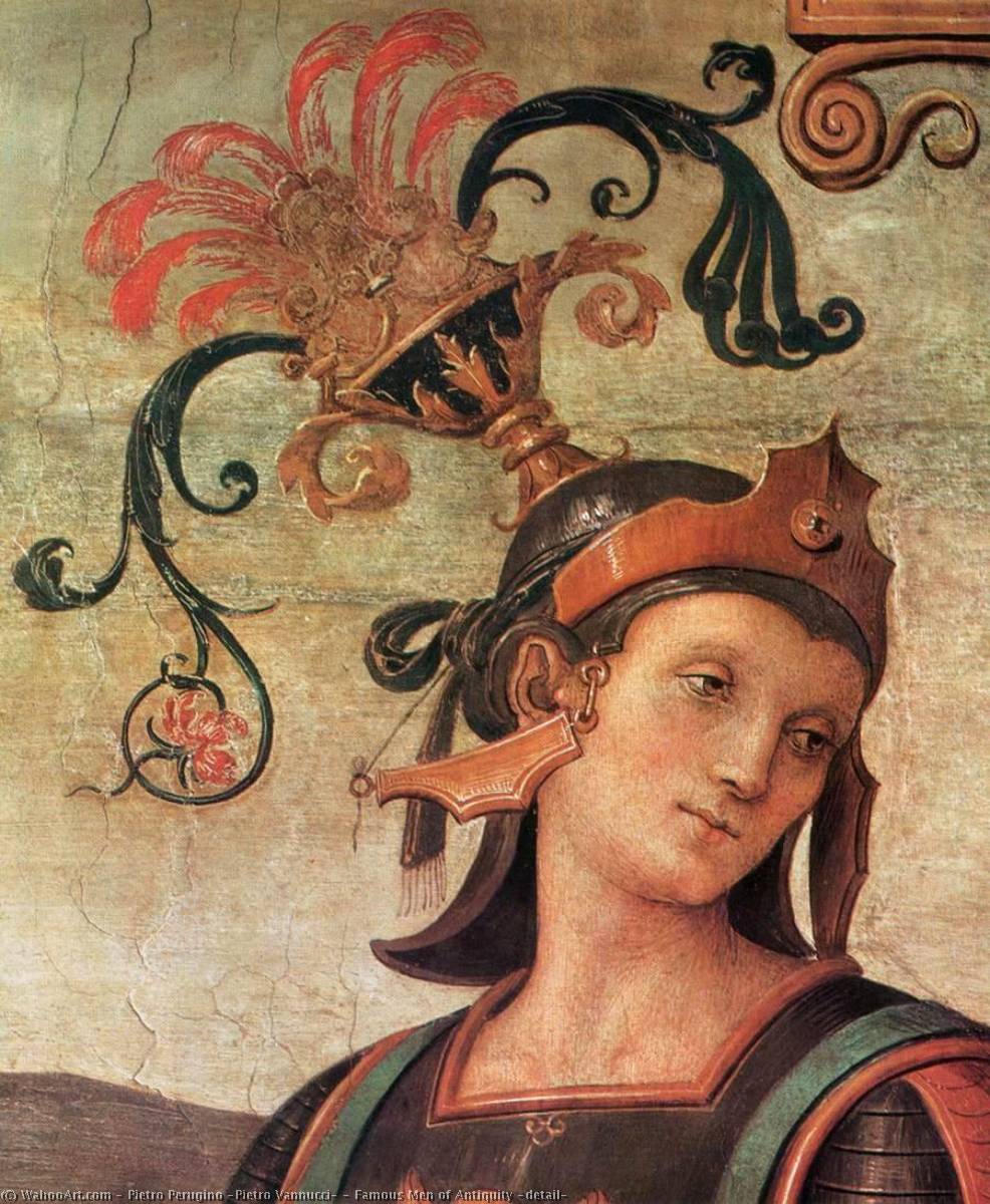 Famous Men Of Antiquity (detail) — Pietro Perugino (pietro Vannucci)