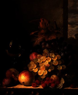 A Still Life With Grapes — Edward Ladell