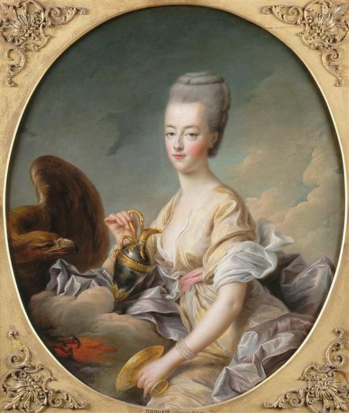 Madame La Dauphine Marie Antoinette, En Hébé — フランソワ・ユベール・ドゥルワ