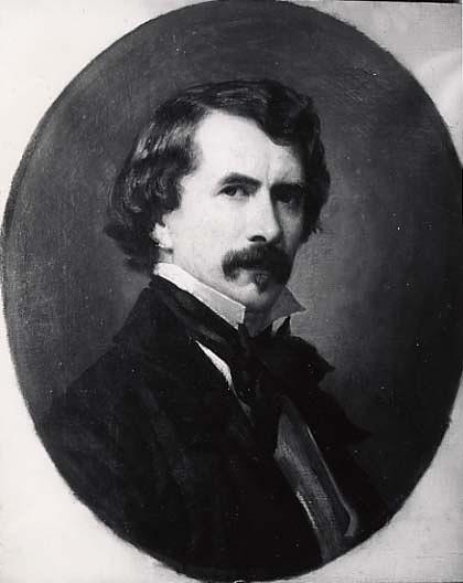 George Peter Alexander Healy (a Self Portrait), (painting) — George Peter Alexander Healy