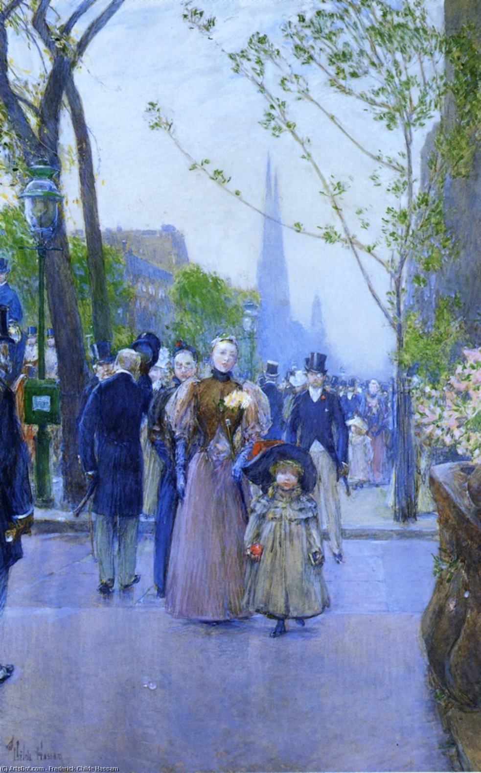 Sunday On Fifth Avenue (also Known As Fifth Avenue, Church Parade) — Frederick Childe Hassam