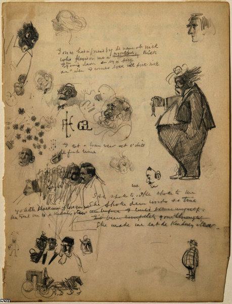 Sketches Of Figures And Caricatures — George Benjamin Luks
