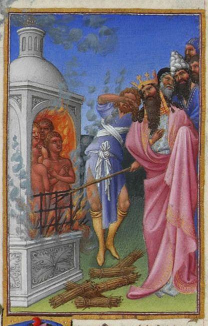The Three Hebrews Cast Into The Fiery Furnace — Limburgische Brüder