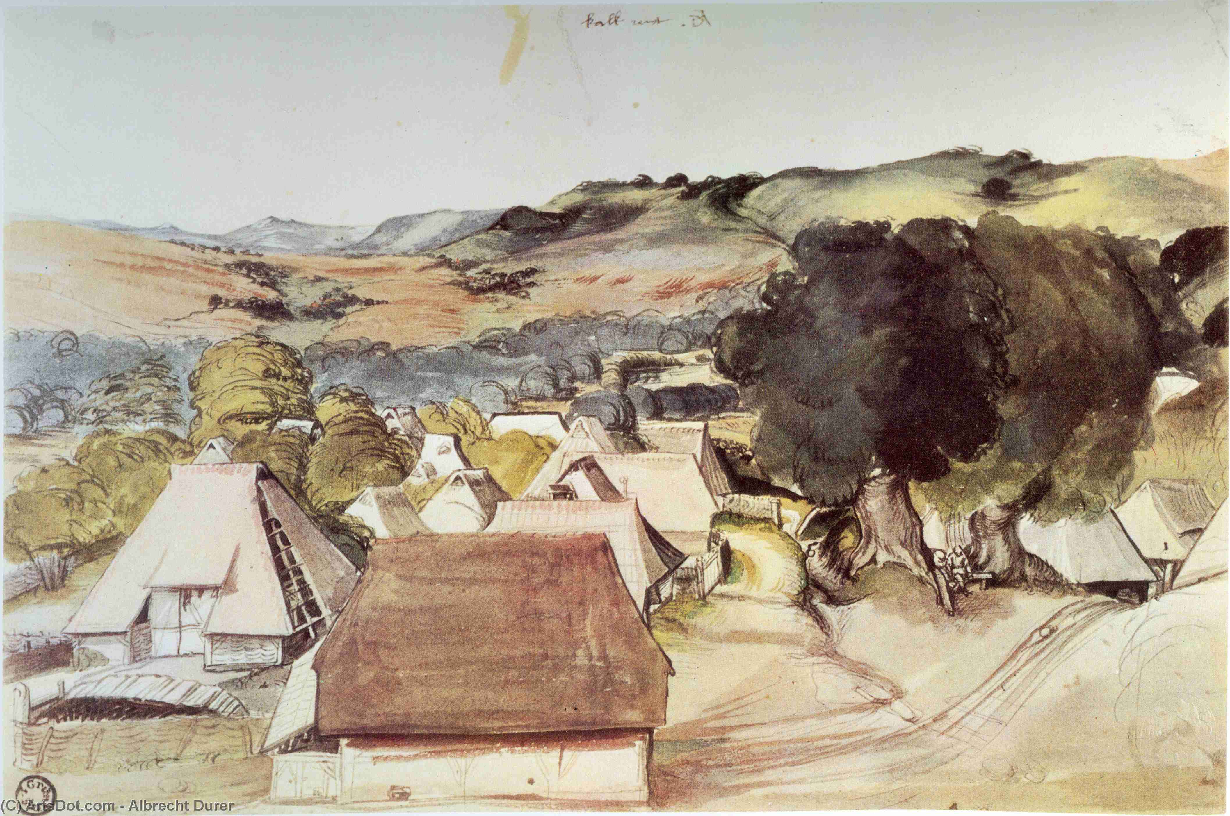 View Of Kalchreut — Albreht Direr