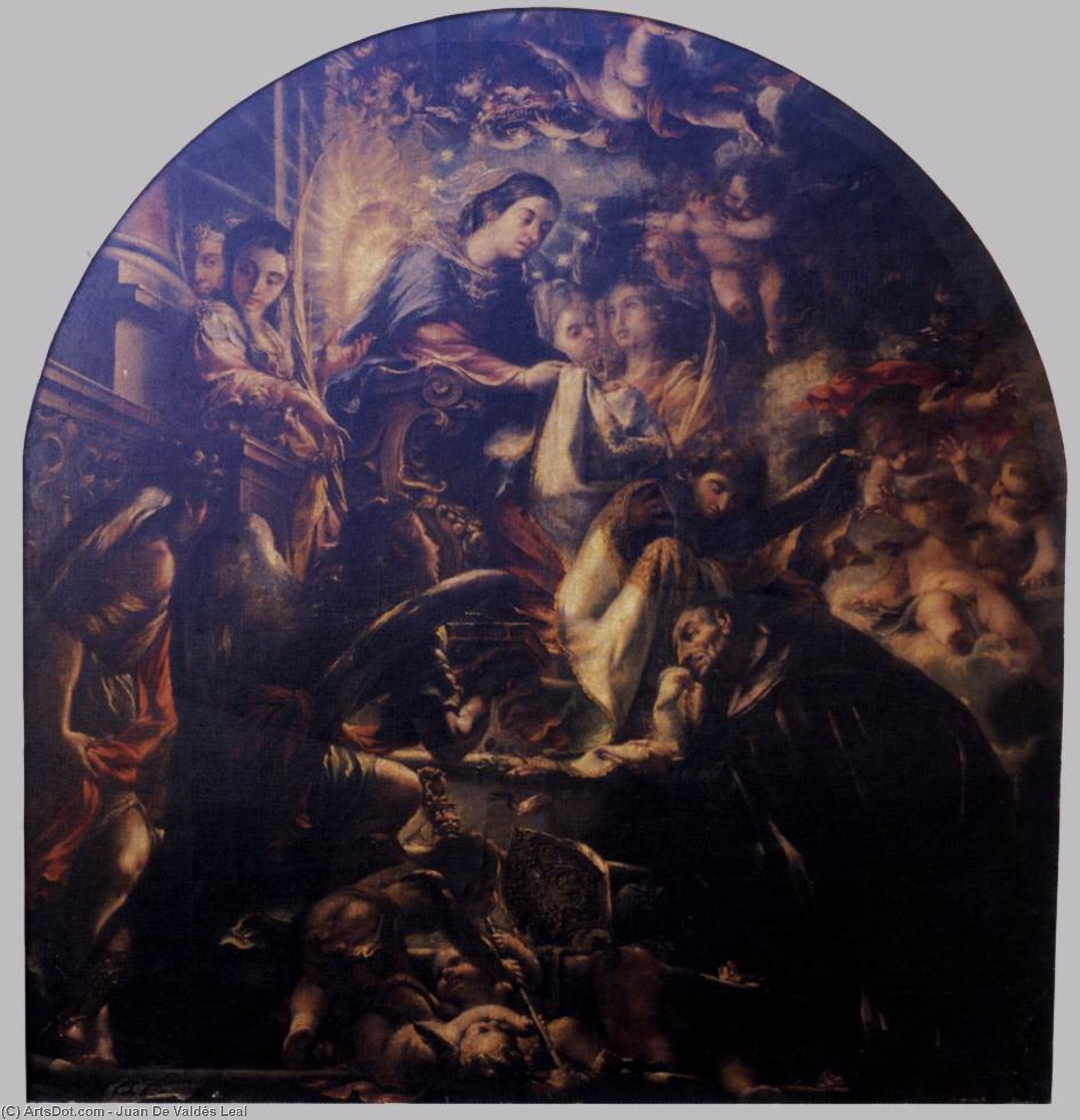 Miracle Of St Ildefonsus — Juan De Valdés Leal