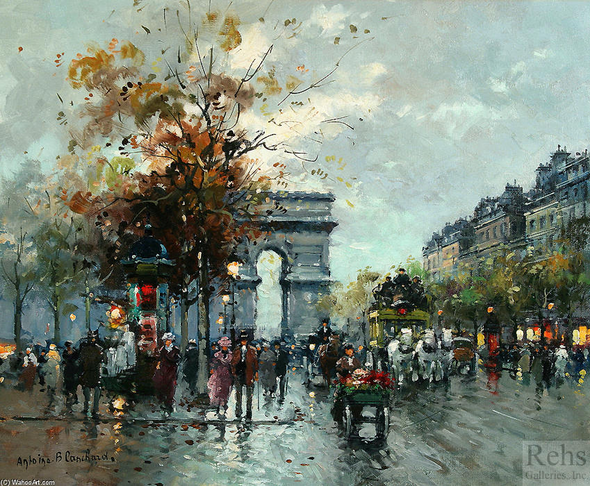 Champs Elysees, Arc De Triomphe — Антуан Бланшар